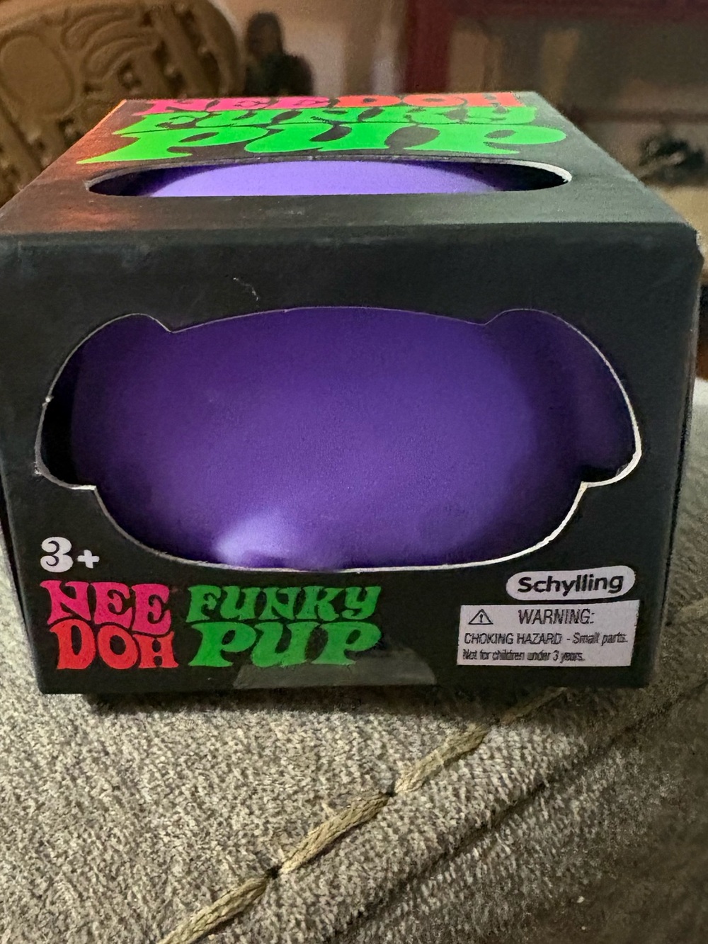 Nee Doh Funky Pup Squeeze Toy - Purple